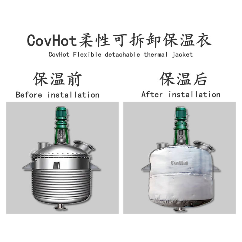可拆卸柔性反應(yīng)釜保溫衣廠家 耐高溫550°C來(lái)圖定制 批量?jī)?yōu)惠